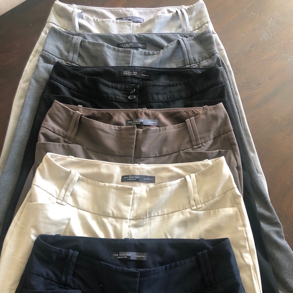 6 Pair of The Limited Dress Pants Bundle